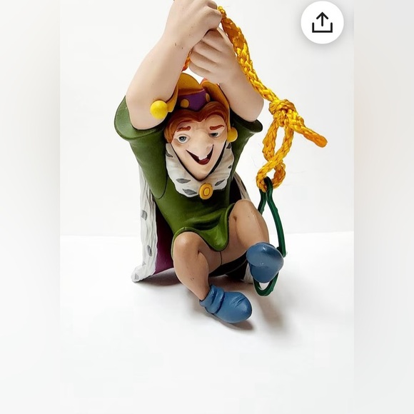 Vintage Disney QUASIMODO Hunchback of Notre Dame Grolier First Issue Ornament - Picture 7 of 12